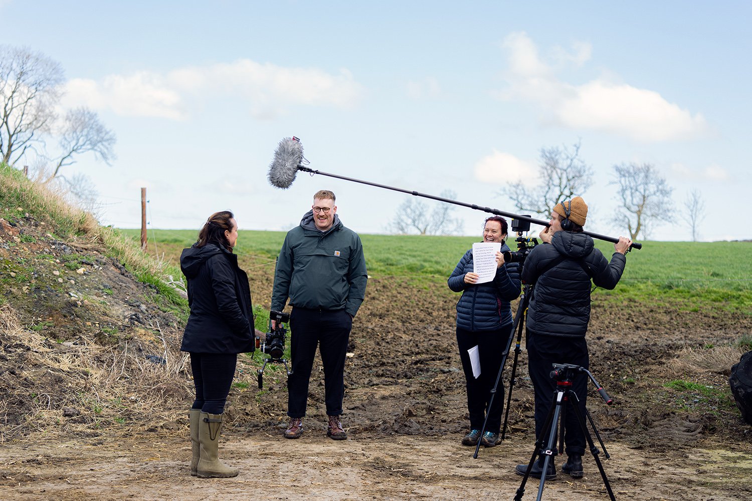 Hertfordshire Video Production from Neon Mango Production - Outdoors video shoot on a farm.jpg