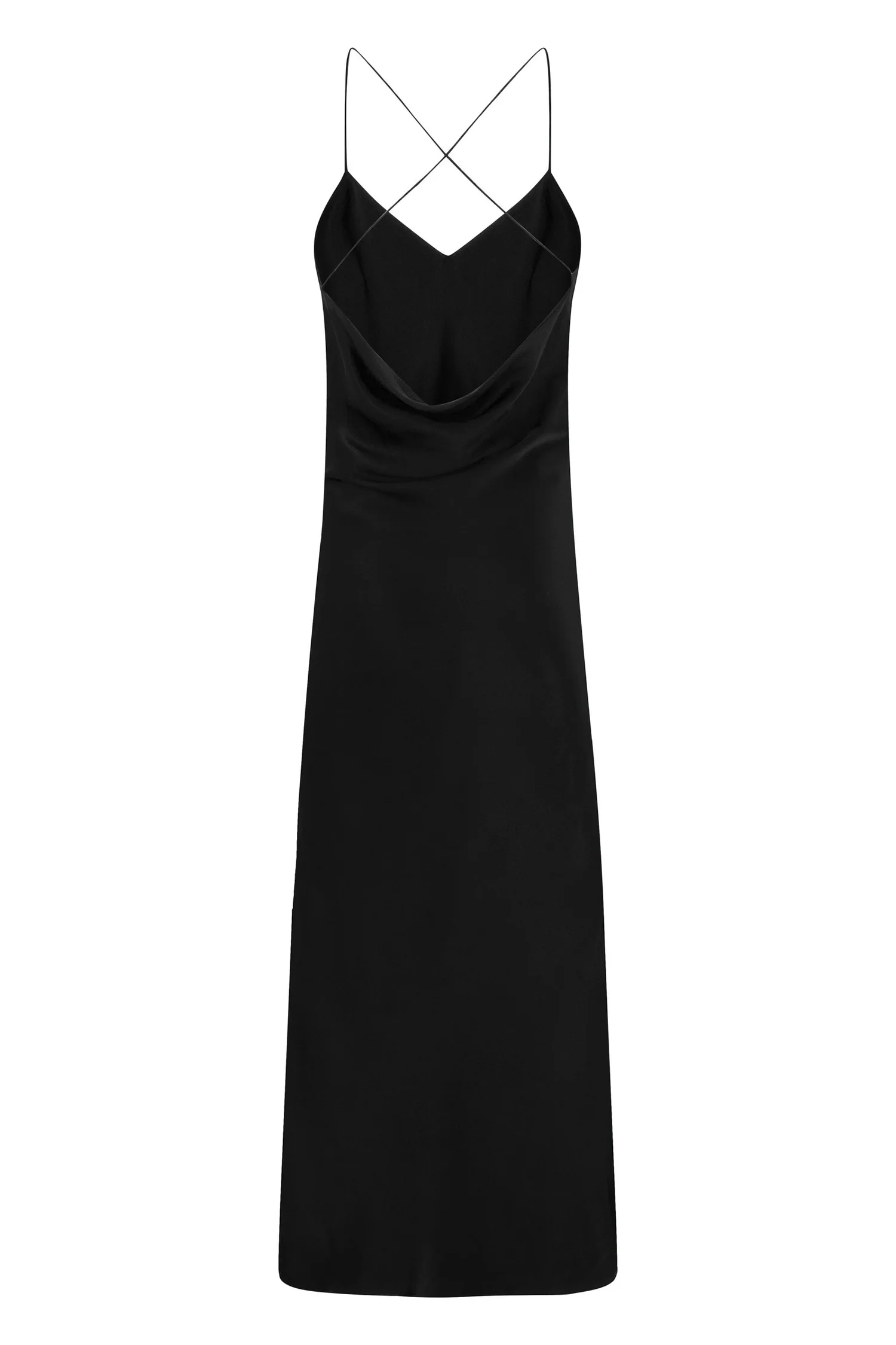 Onyx Slip Dress: SAMPLE SALE