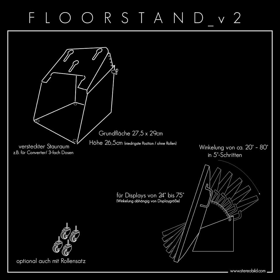 Kennt ihr schon unseren neuen Floorstand_v2. 
Funktionale Konstruktion. Flexibler Einsatz. Unauff&auml;lliges Design.
 .
Weitere Infos &amp; Bestellungen unter info@stereobild.com
.
.
.
.
.
#stereobild  #eventandmediasolutions  #veranstaltungsbrache 