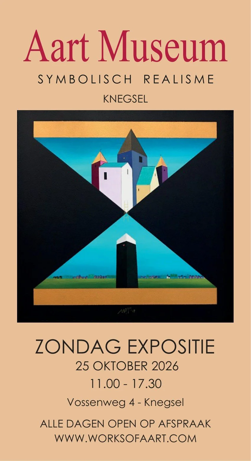 Advertentie Zondag expositie AART Museum Knegsel 25 oktober 2026