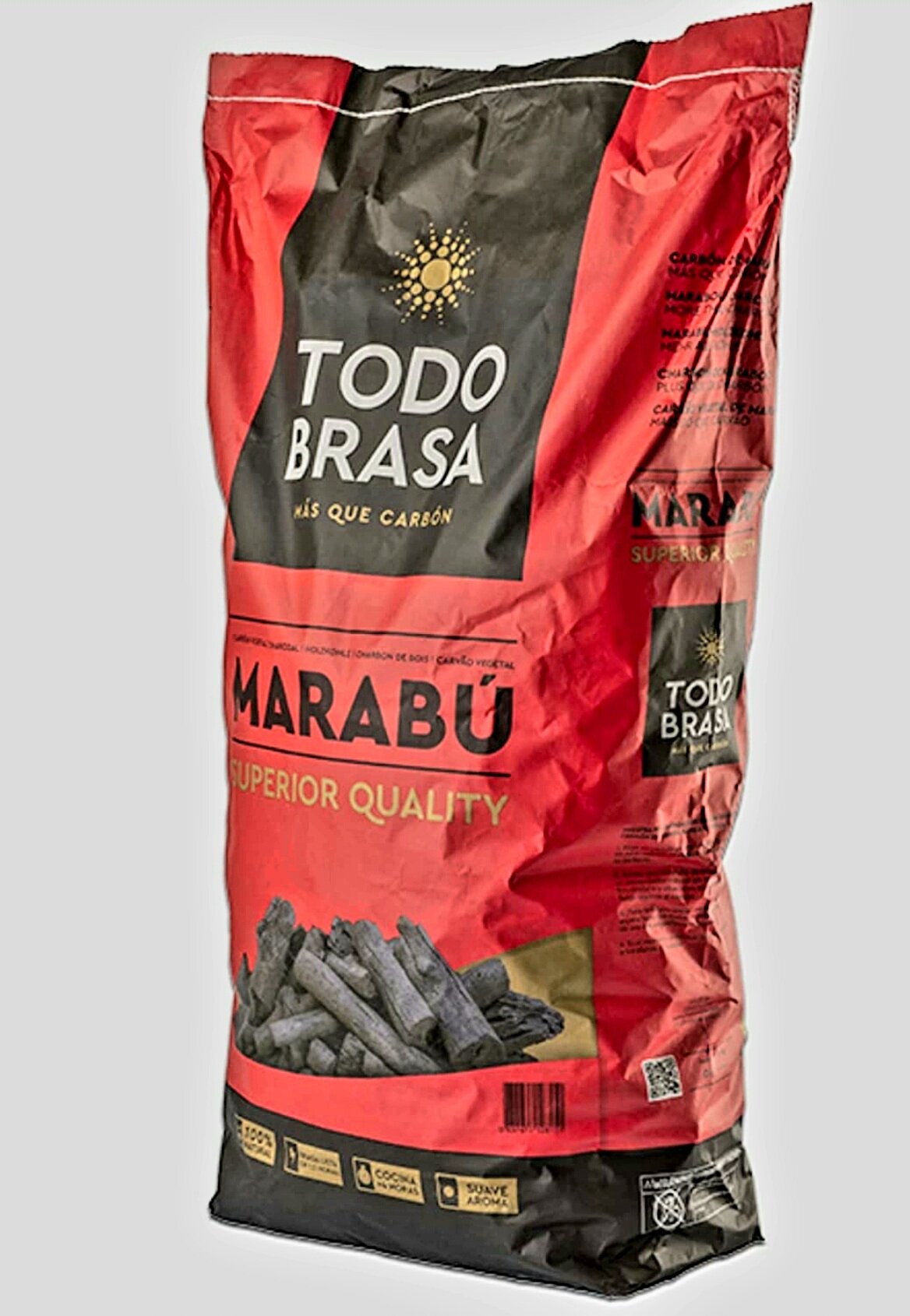 Paquete Barbacoa 10Kg Carbón vegetal
