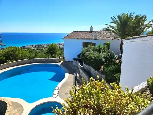 Private pool with panoramic sea view in Alcossebre