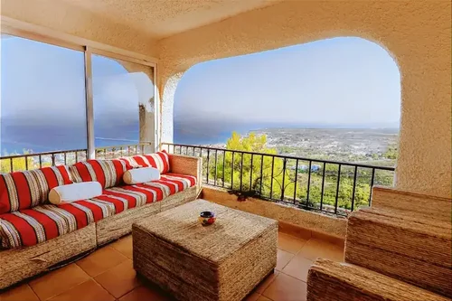 Balkon mit Meerblick