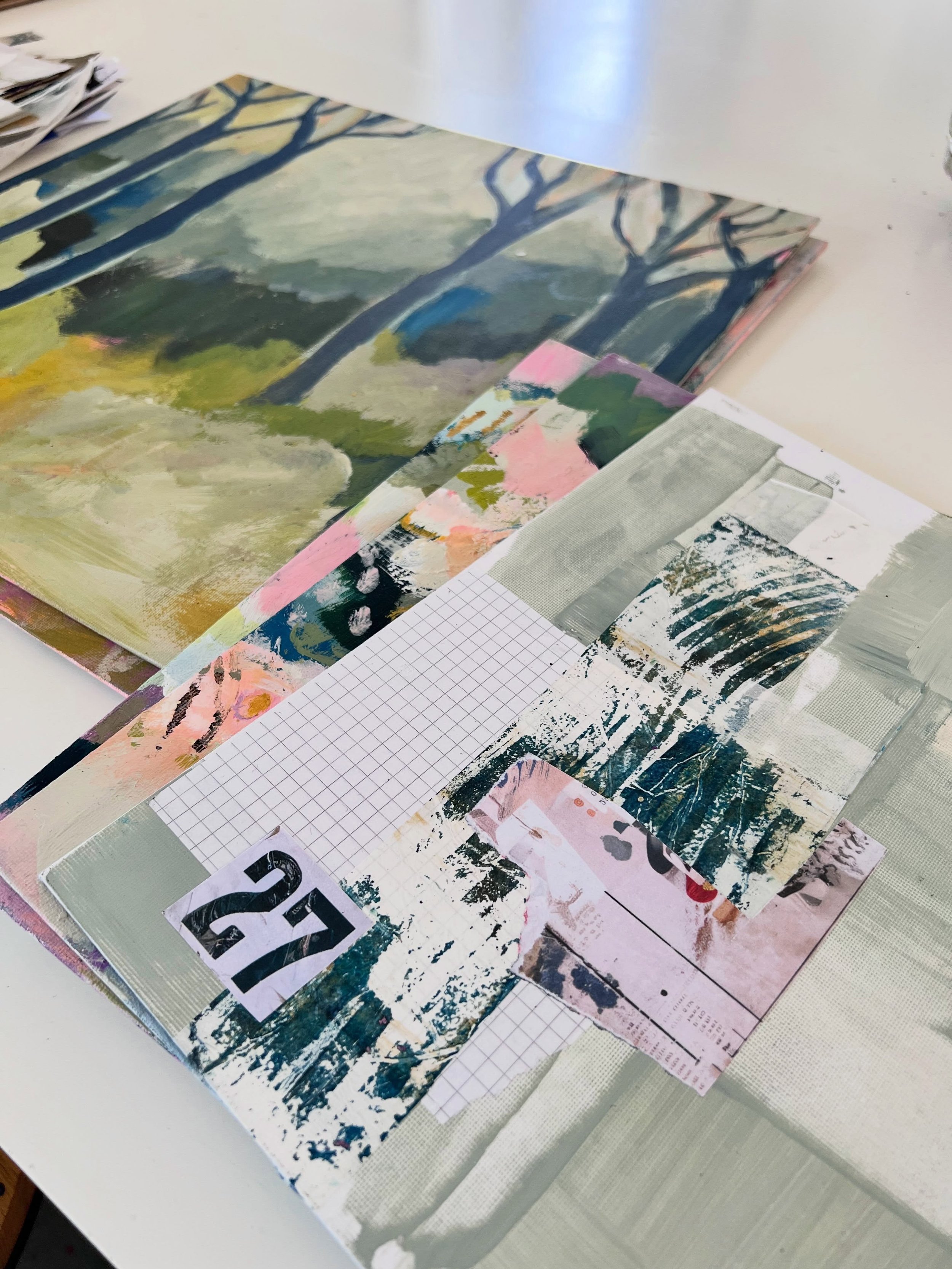 Aaand relax... I have a bit of time to myself to catch up with emails and tidy the studio and update the website and all the boring admin stuff that comes with running a business, but more importantly to really look at my own artwork and think about 