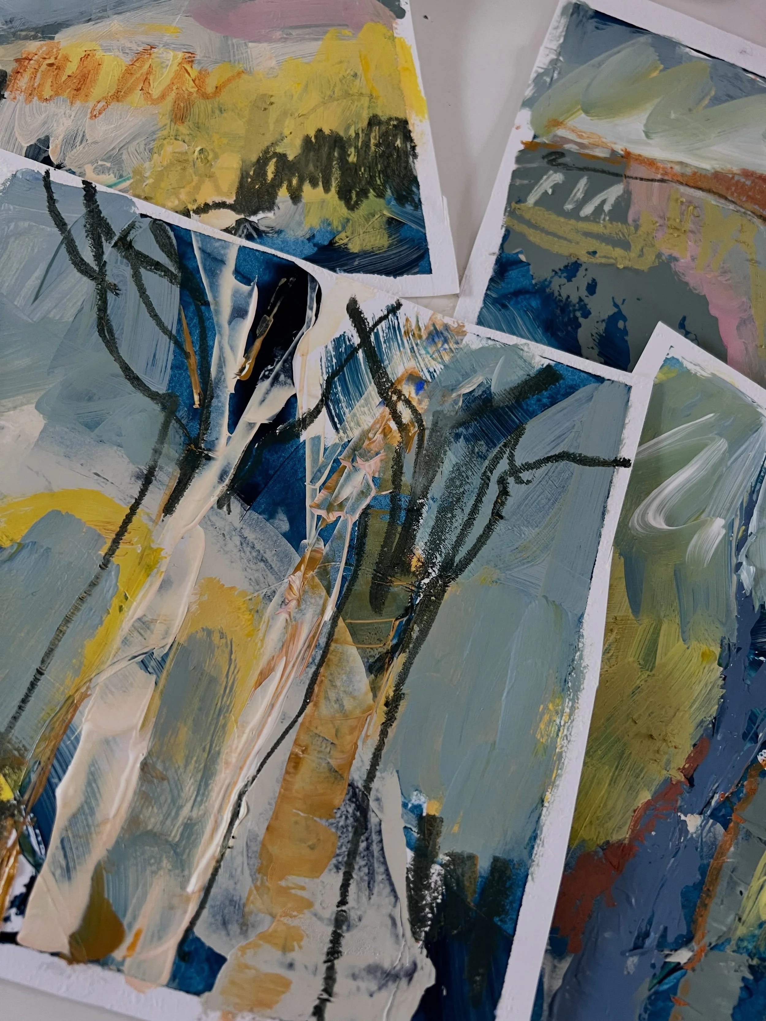Shifting in to autumn...

#studio #autumn #landscape #trees