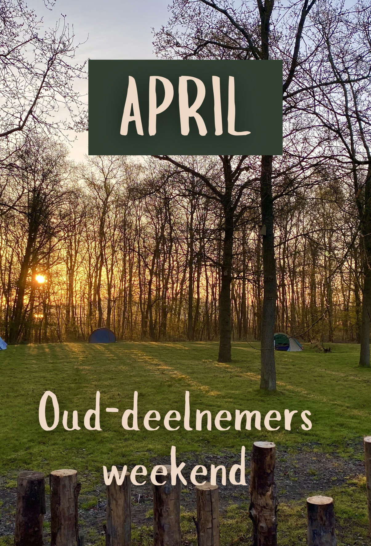 Aanbetaling oud deelnemers Wildgroei weekend 24 t/m 26 april