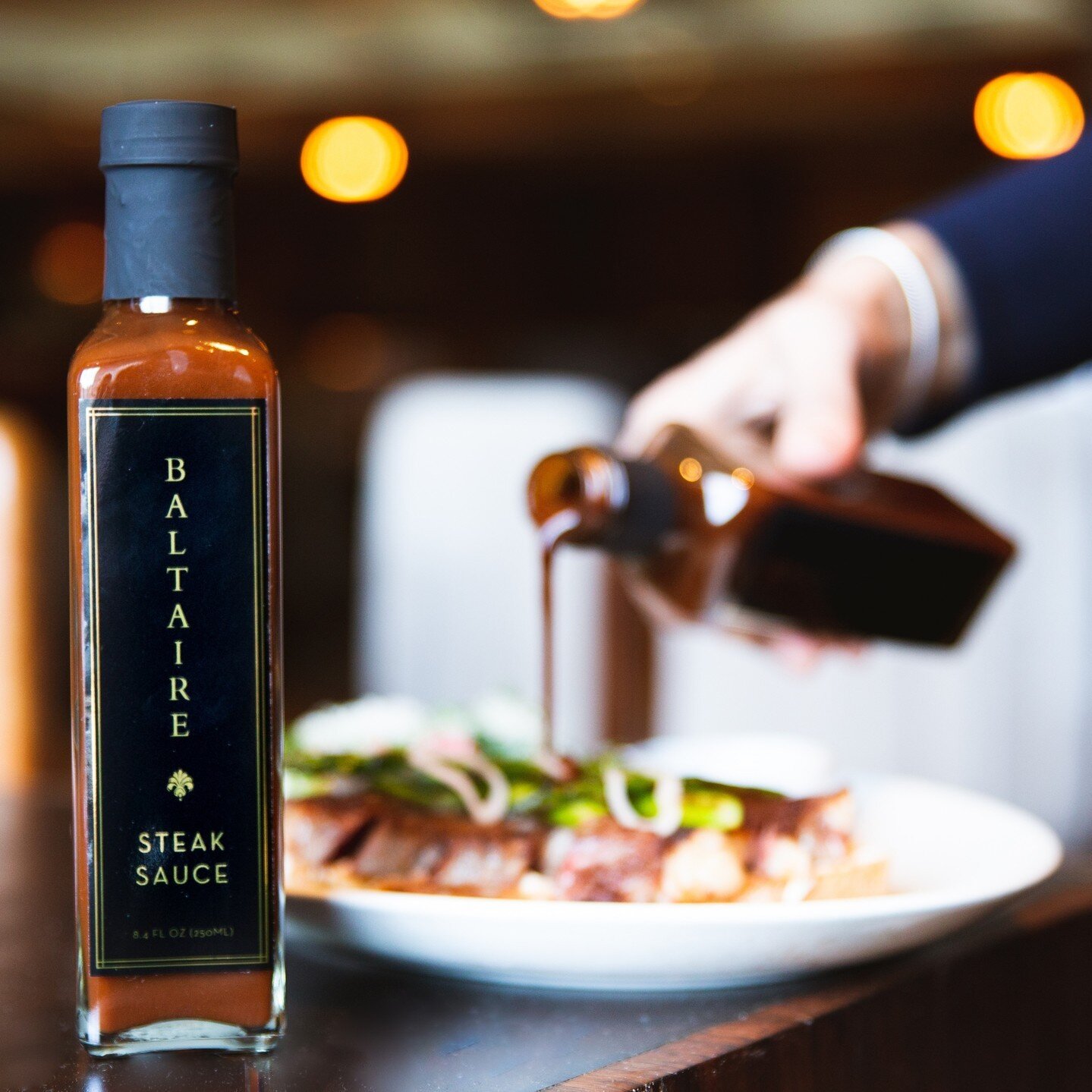 BBQ season is around the corner! Baltaire's signature steak sauce features classic roots, bold flavors, and savory complexity. ⁠
⁠
With umami-rich flavors, a tad of sweetness, a little pepper, and a bit of tartness, our unique steak sauce makes a per