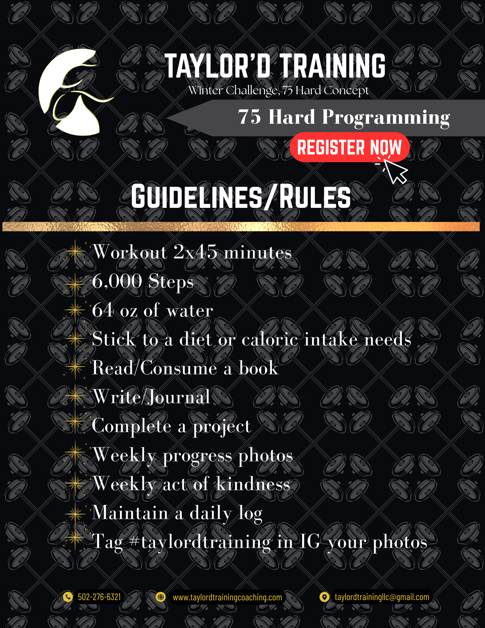 Taylor'd Training 75 Hard