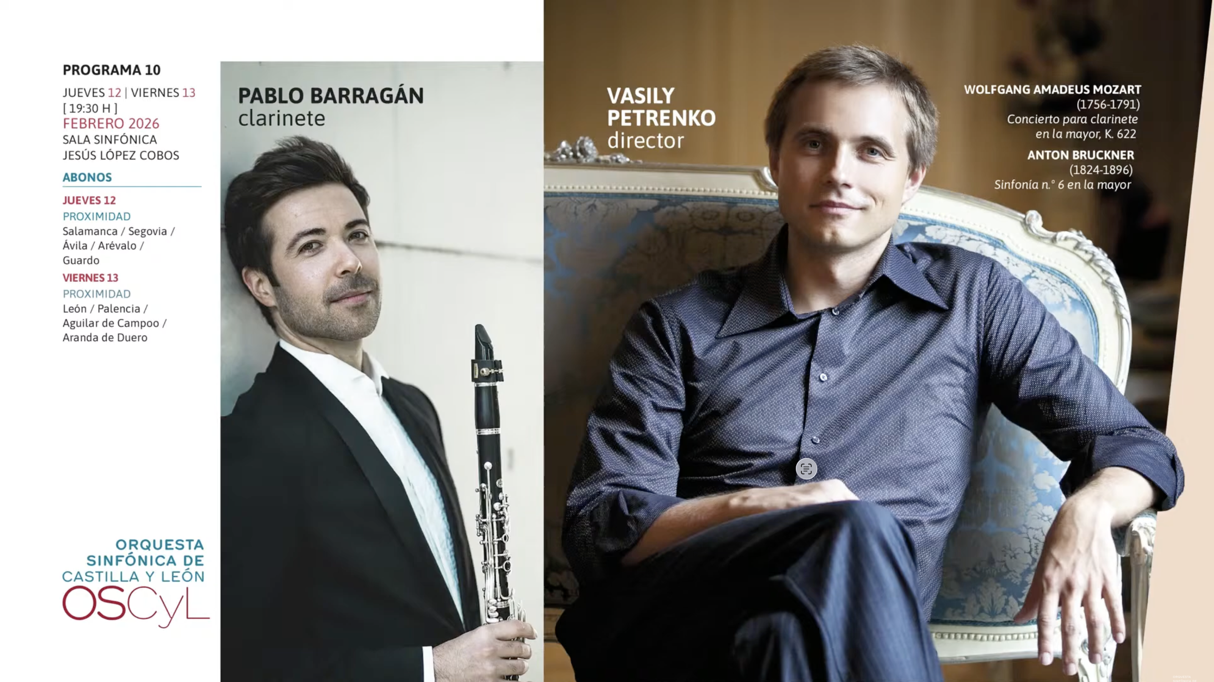 Mozart, Concierto para clarinete en la mayor, K. 622
