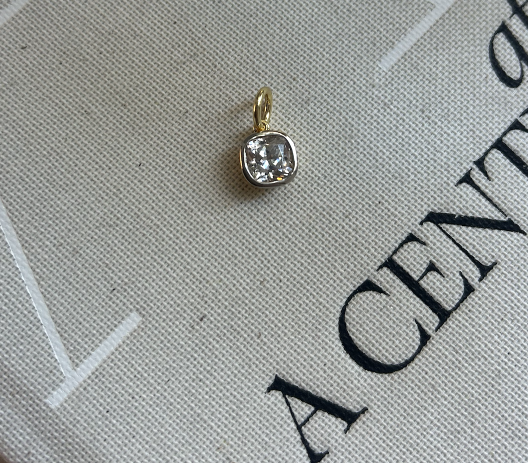 Cushion Bezel Charm