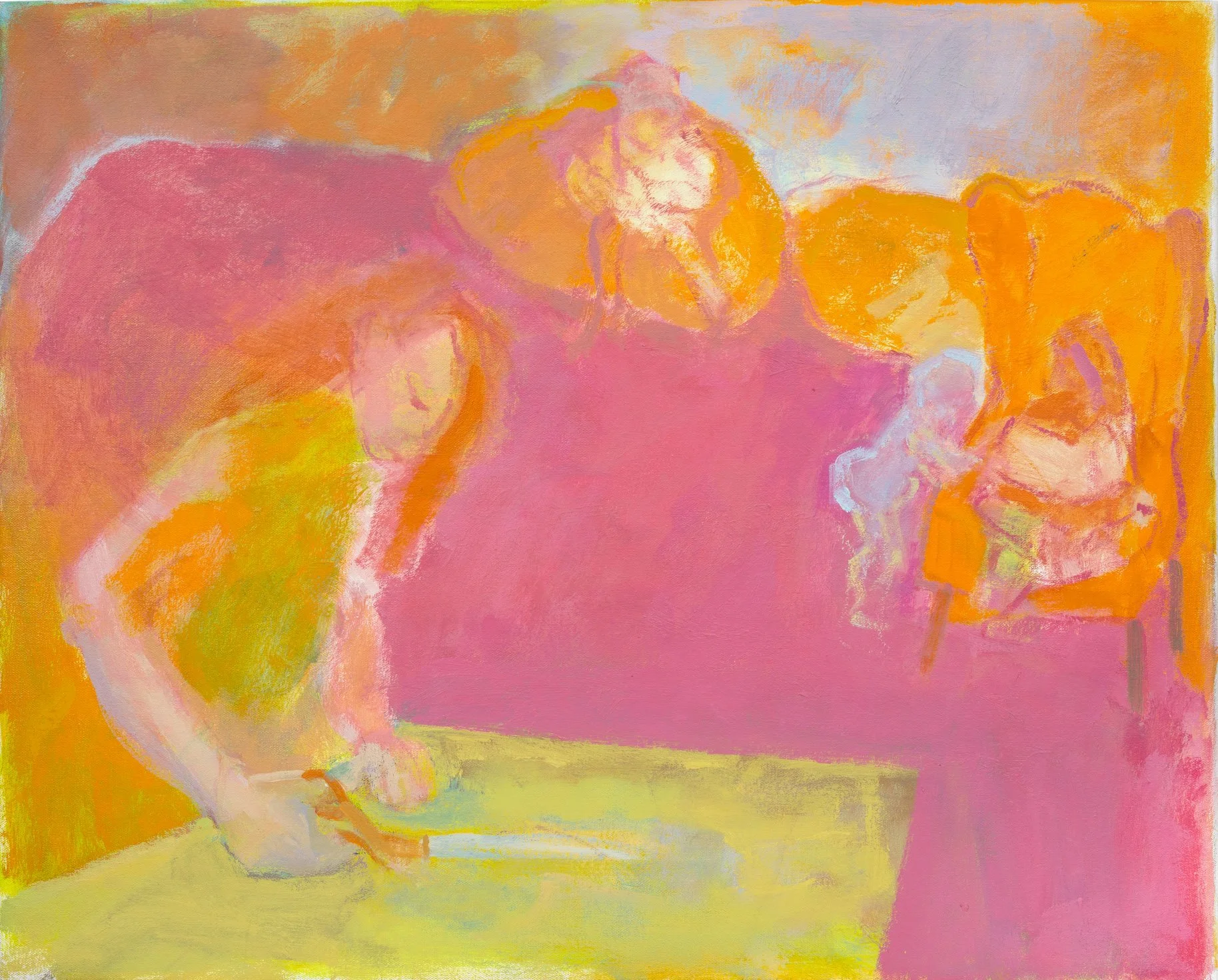 At home   •   Oil on canvas   •  40.5cm x 51cm