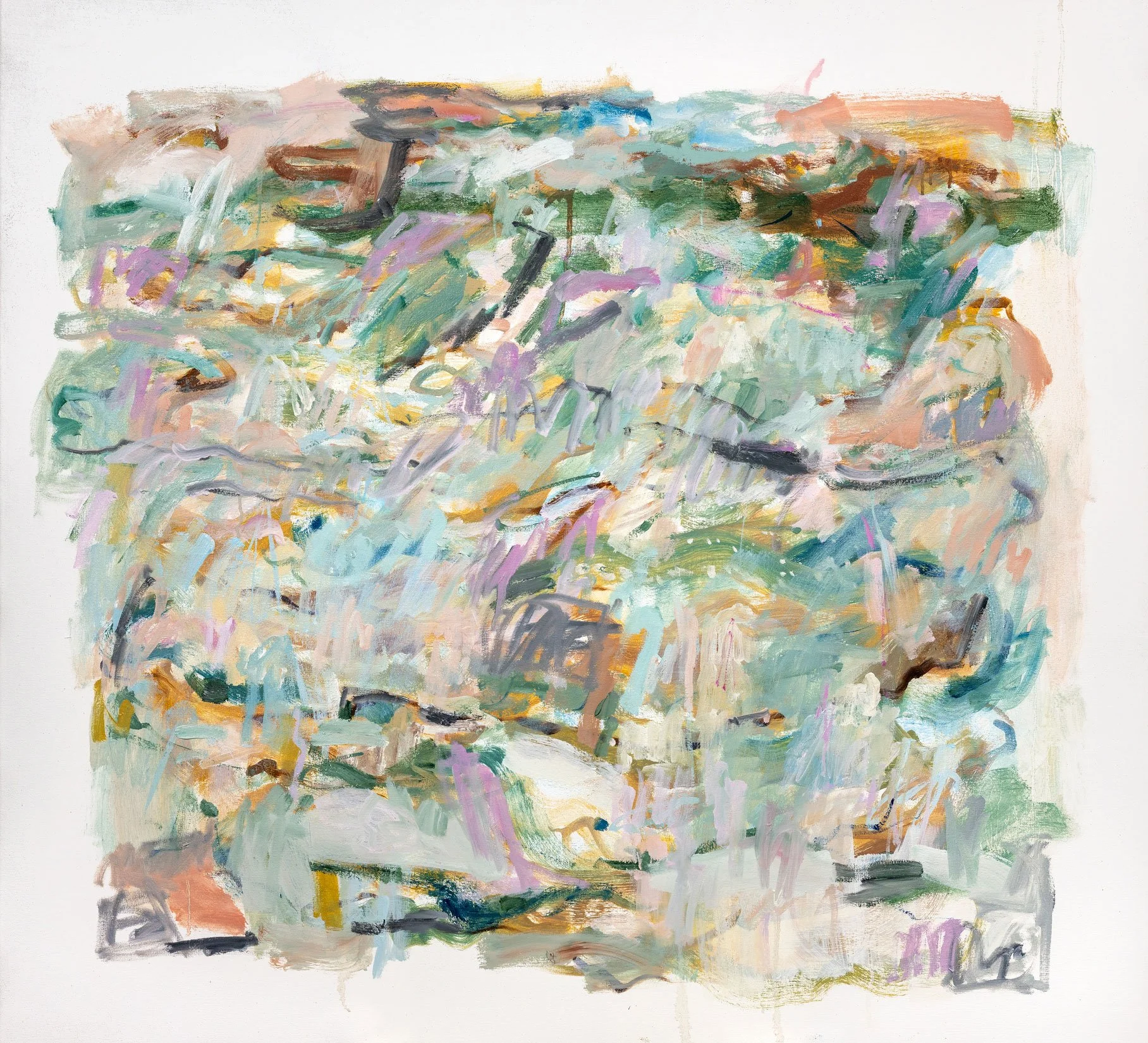 Walking to Pegwell   •   Oil on canvas   •  97cm x 106cm