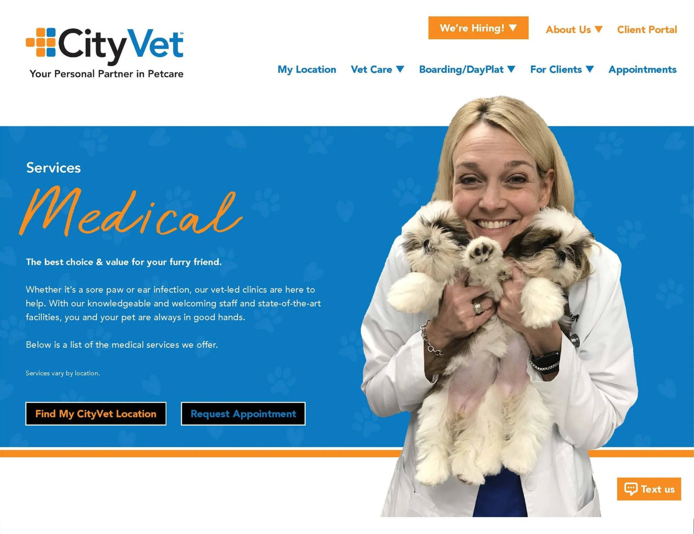 Website Landing Page