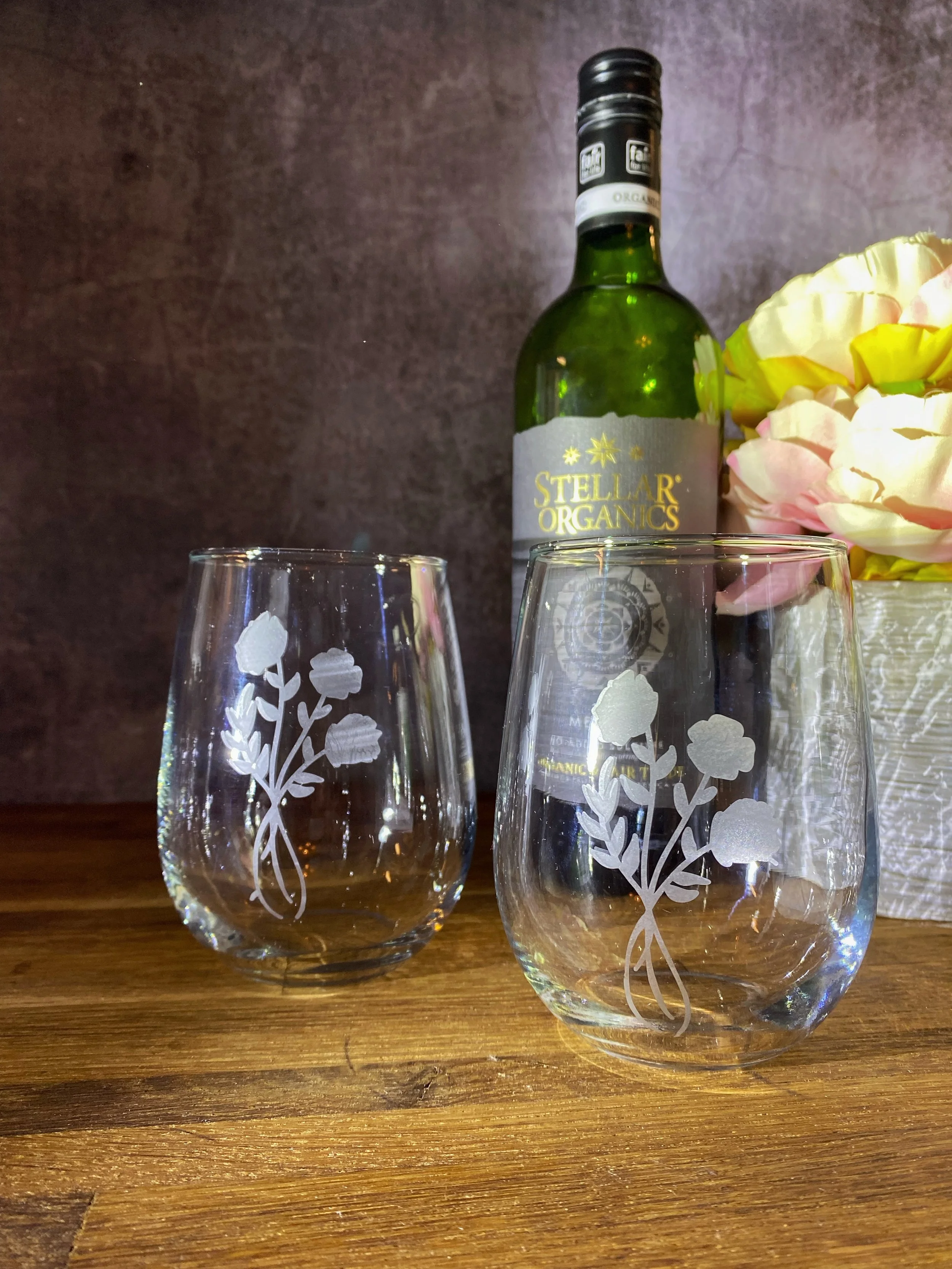 GLE-2803-01X Wine Glass, Flower Bouquet 003.JPG