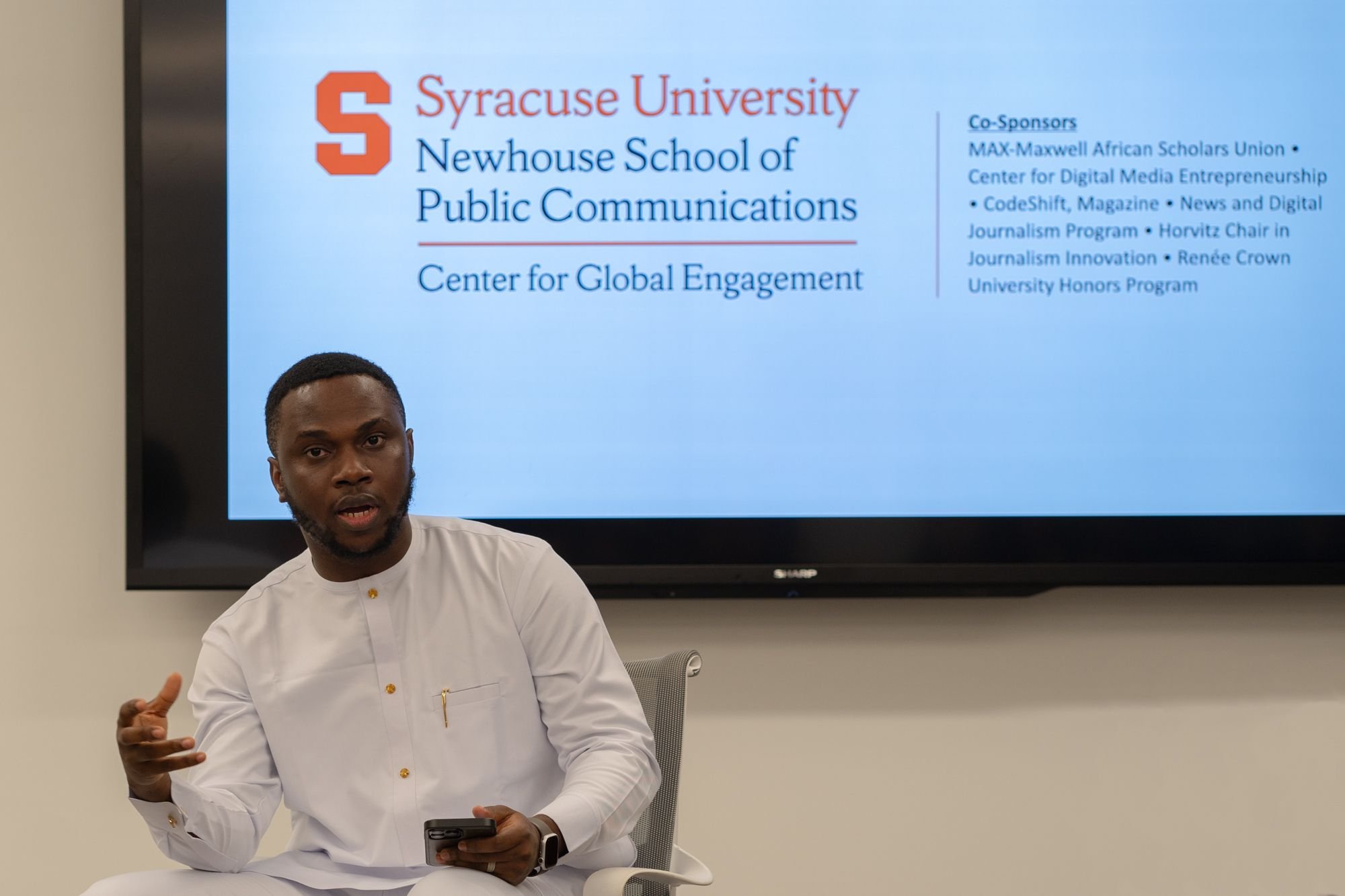 Africa and the Western media's blindspots: 1st November 2023. Syracuse University, New York.