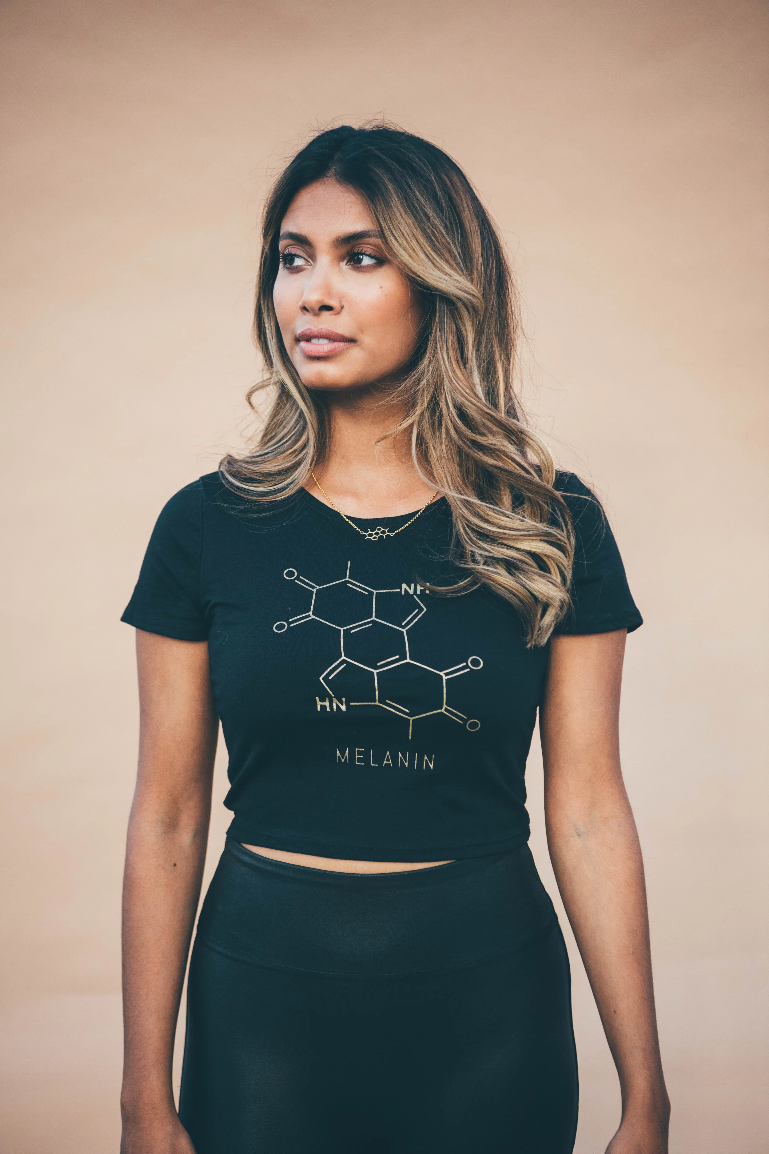 Melanin Crop T-shirt Women's