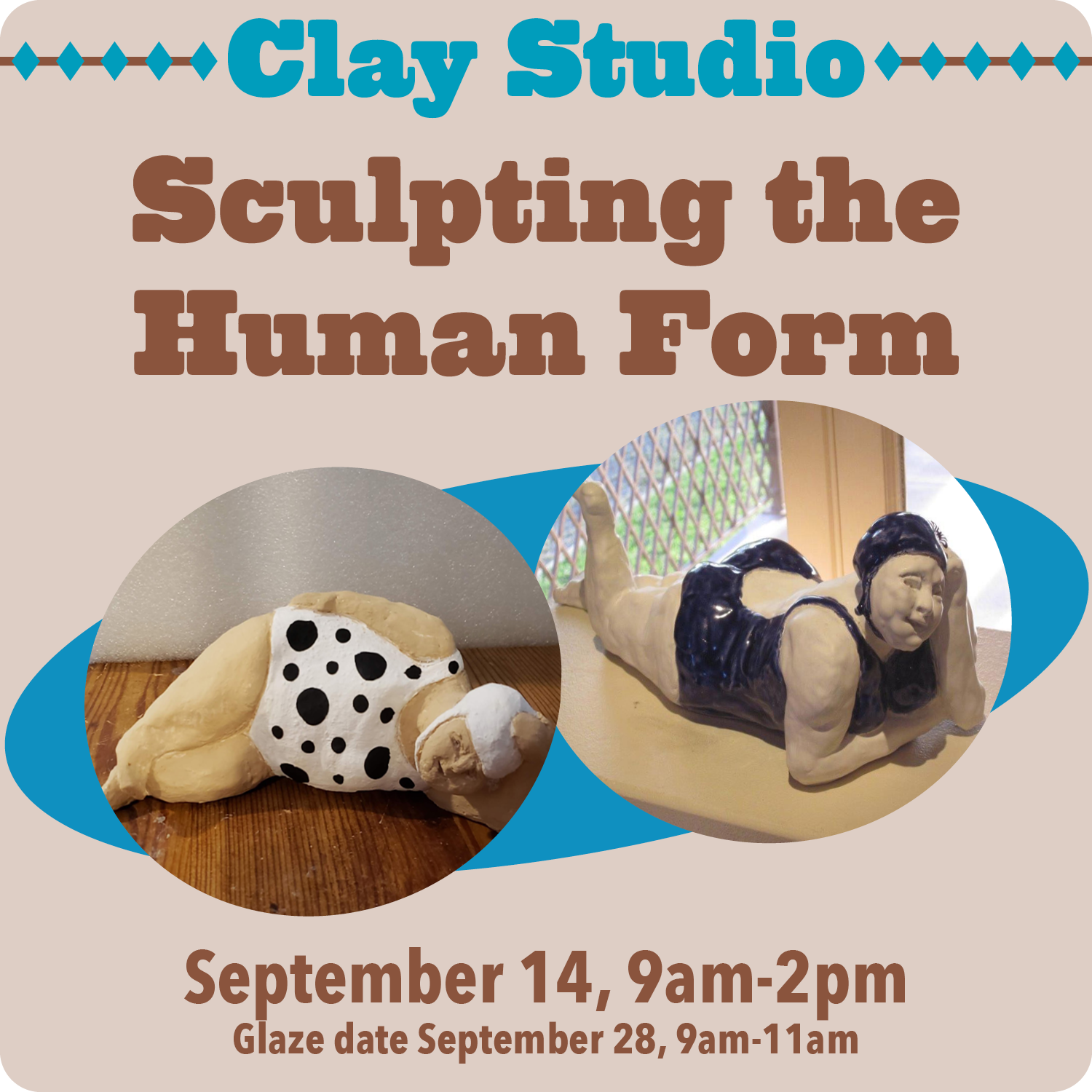9/14 & 9/28 Tina Greco: Sculpting the Human Form