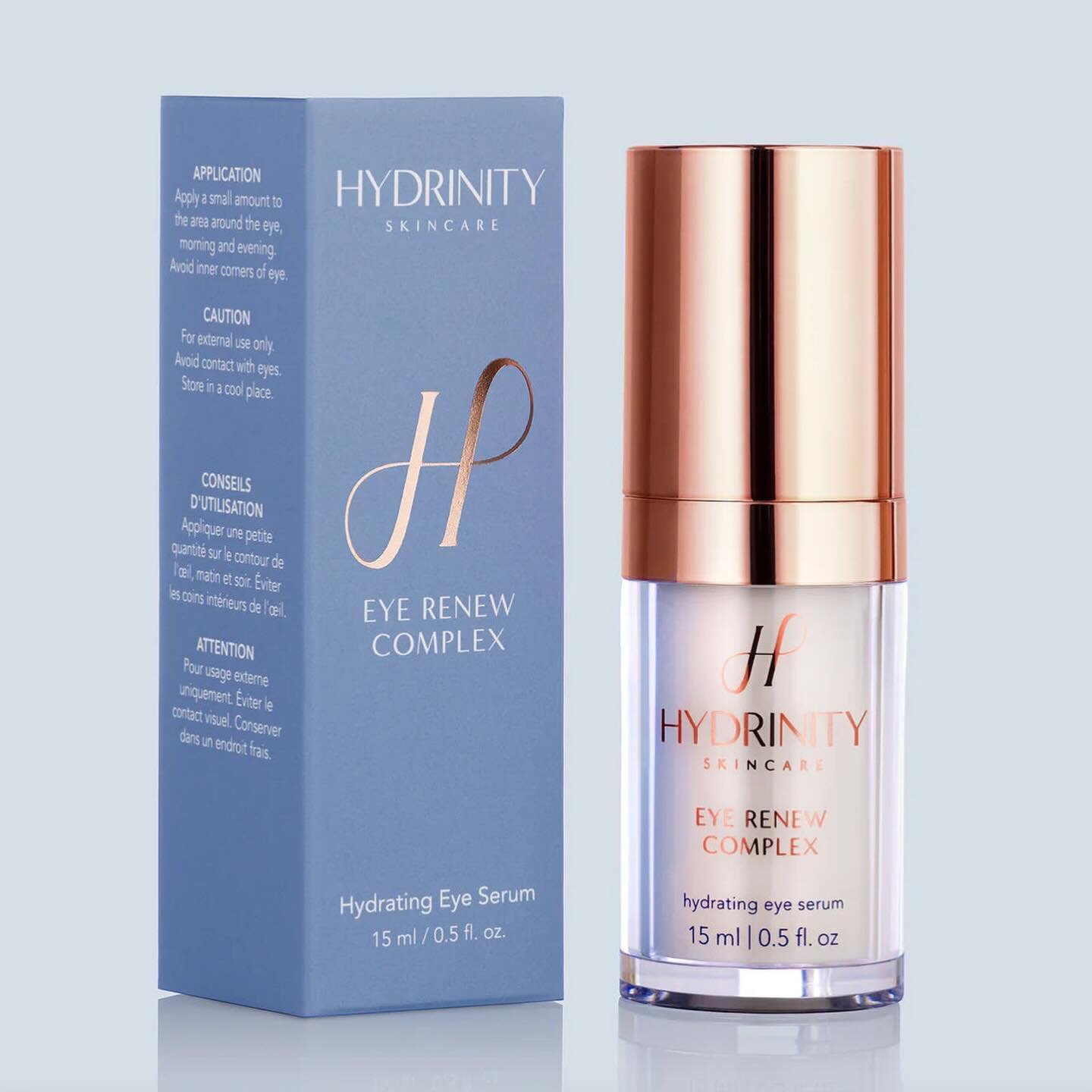 Hydrinity Eye Renewal Complex is Designed with accelerated precision, this serum addresses the multiple signs of aging, restoring a youthful vitality to your eyes.

Packed with our patented hyaluronic acid and PPM6 Technology, this powerful yet gentl