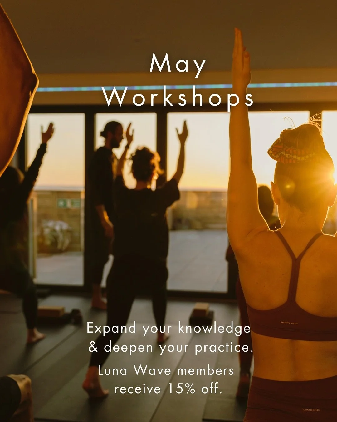 Come and join us this May for a wonderful selection of workshops with our incredible teachers 

From arm balance workshops and long-form practices to sound immersions &ndash; whatever you need this time of the year, we have something for you. 

Booki