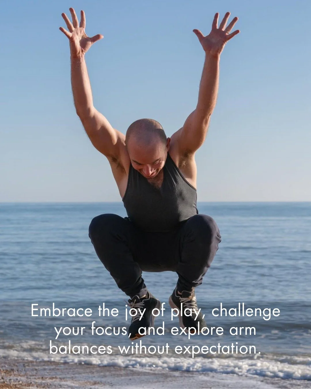 Join @yoga_charlie  this Friday (8th May 7-8:30pm) for an alternative Friday night out at Luna Wave and Bison Beach Bar.
Unpick the fun of Arm Balances and build the strength and technique required to help you create strong foundations for these play