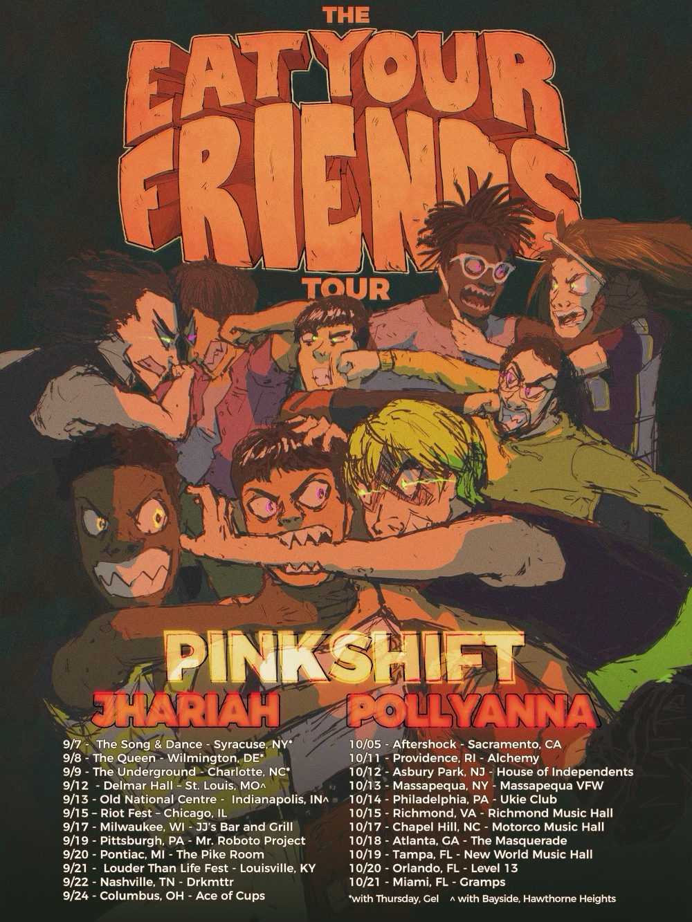 Pinkshift - Tour Manager/Merch Manager/Photographer/Driver