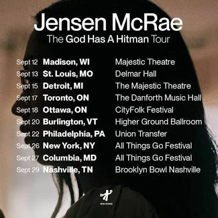 Jensen McRae - Tour Manager/Merch Manager/Driver