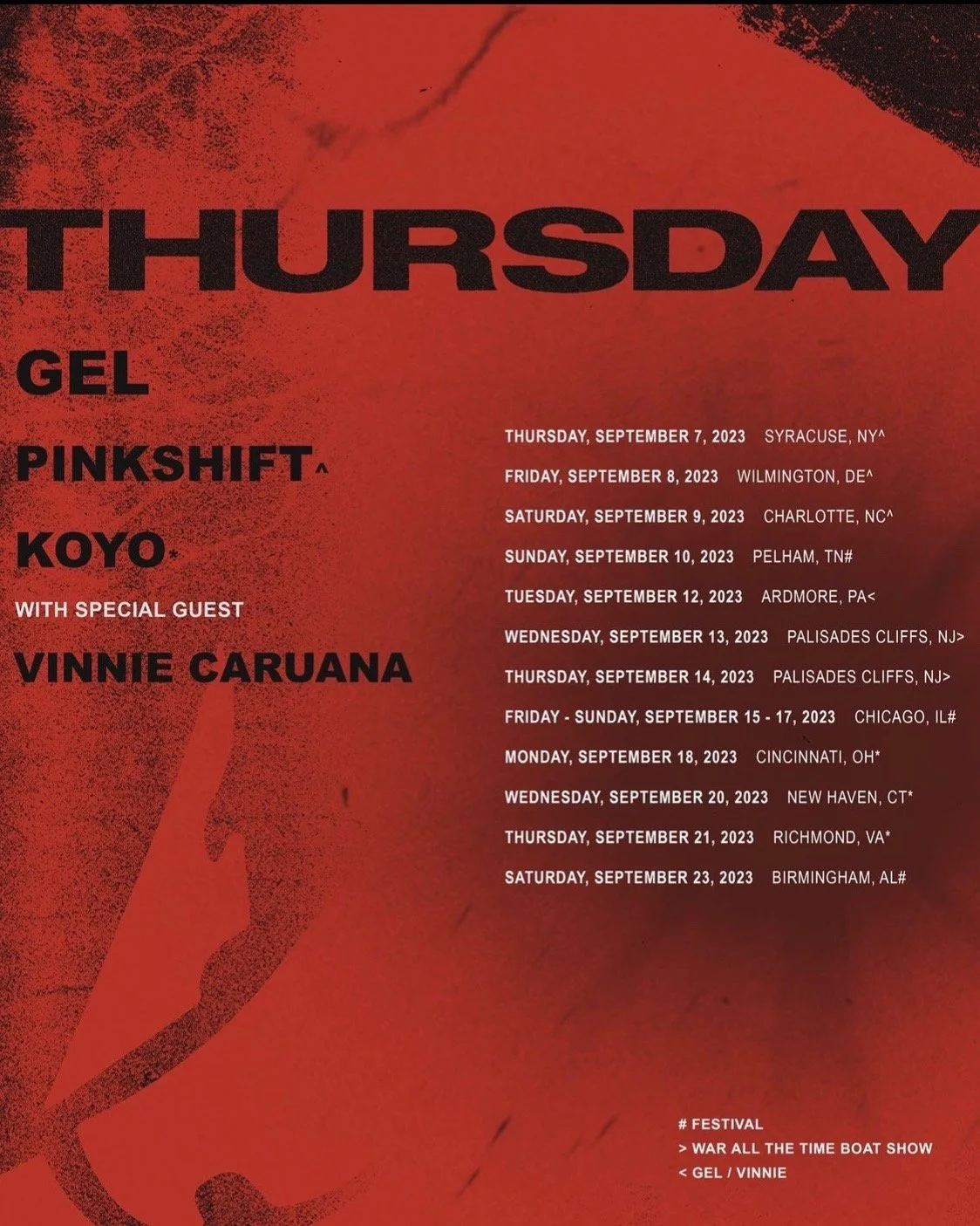 Pinkshift - Tour Manager/Merch Manager/Photographer/Driver