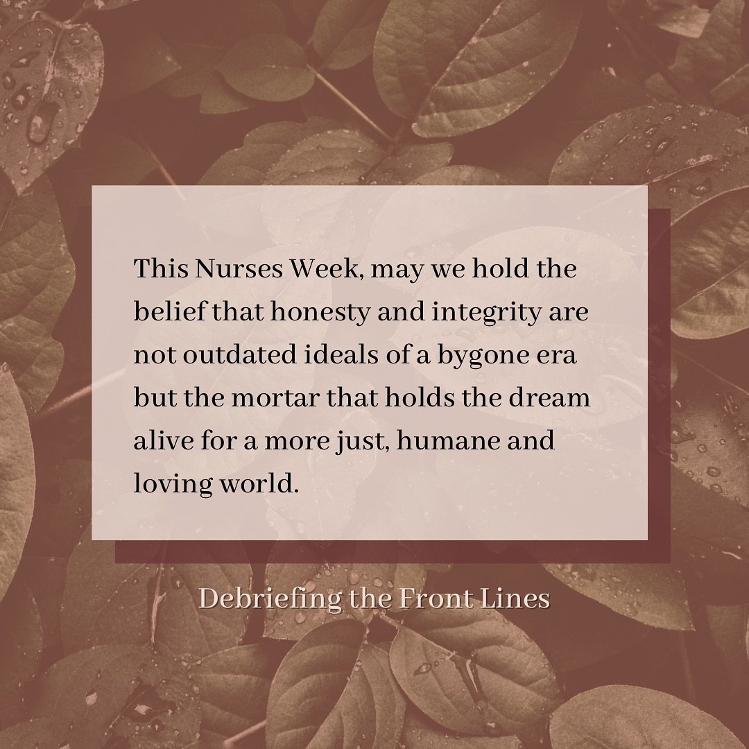 Love creates movements and movements last lifetimes. 

This Mental Health month + Nurses week, DTFL is offering COMPLIMENTARY debriefings to nurses of all roles and specialities now through the end of May. 

From here, recieve 10% off all support ses
