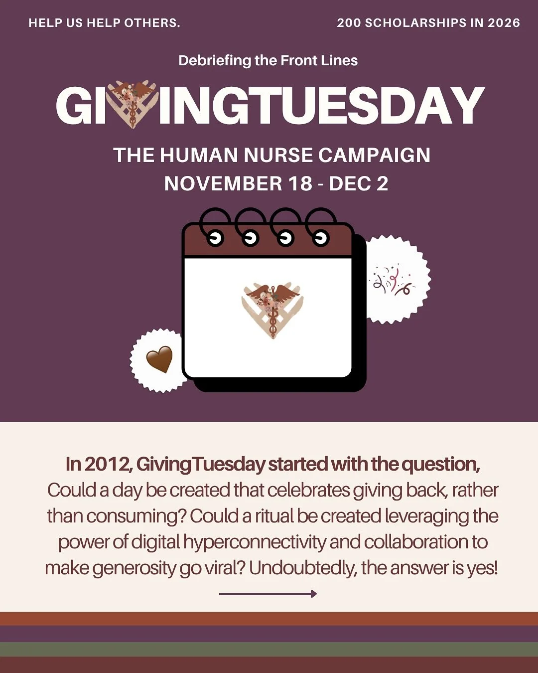There&rsquo;s a good chance you&rsquo;ve heard of it but you may be wondering, &ldquo;What is GivingTuesday?&rdquo; GivingTuesday started with the question: Could a day be created that celebrates giving back, rather than consuming? 

Could a ritual b