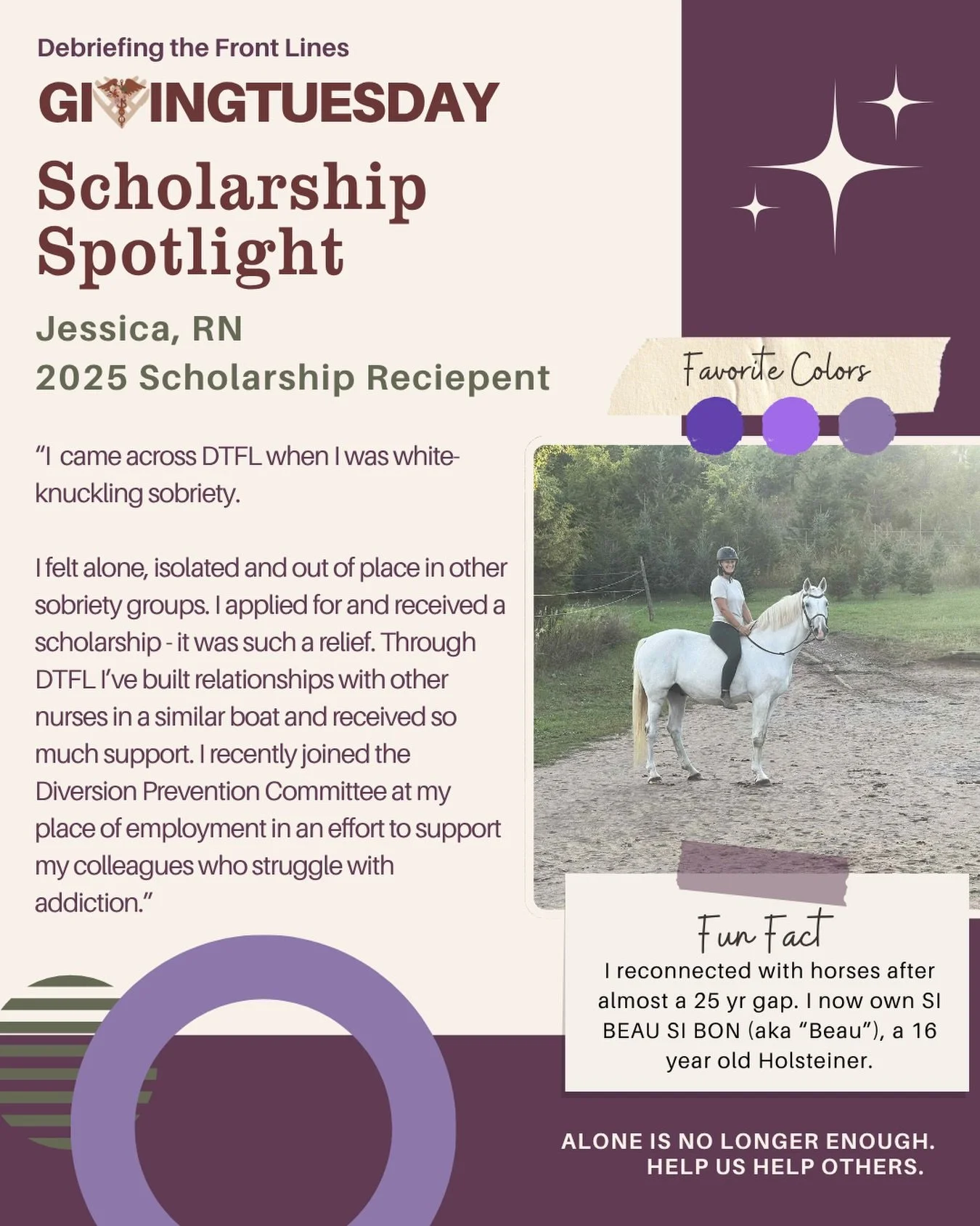 Day 2 of our 4th annual GivingTuesday Campaign, THE HUMAN NURSE is underway! 

Kacie and I could write about how much this work matters. How it is everything we once needed working in the ICU while simultaneously living in our own personal and cumula