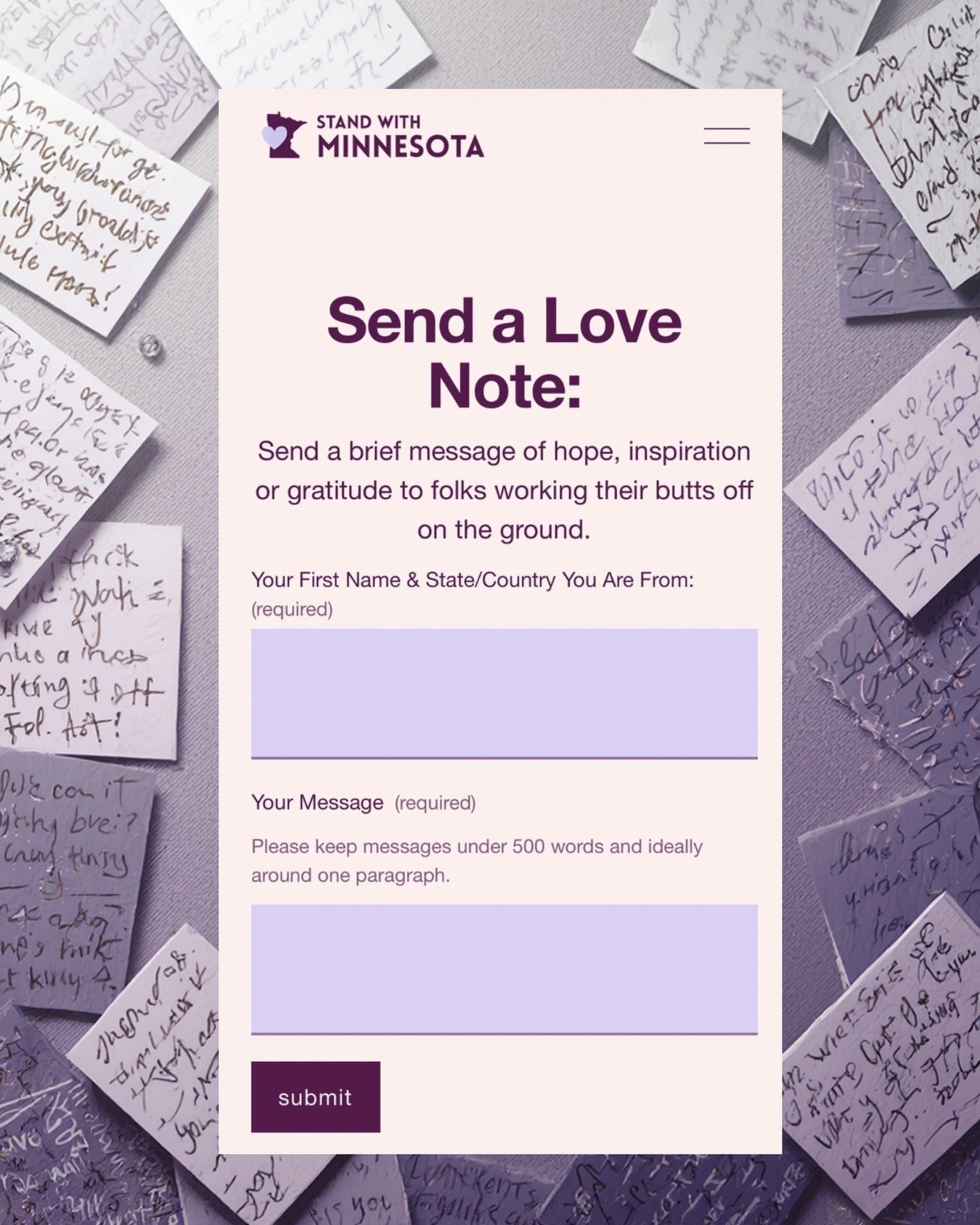 Feeling powerless, unrested and unsure while also desiring to help. But you 

Are miles away and simply don&rsquo;t know where to begin 

Don&rsquo;t have the resources to donate to nonprofits or mutual aid orgs

💌 Start with acknowledgement. Send a