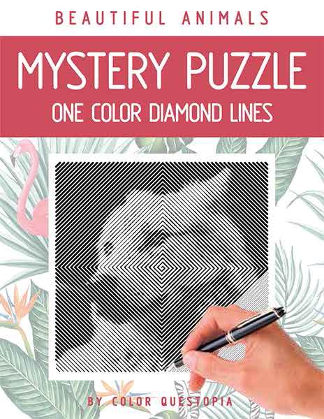 Mystery Image One Color Spirals Famous Places: One Color Adult Coloring  Book For Relaxation and Stress Relief (Paperback)