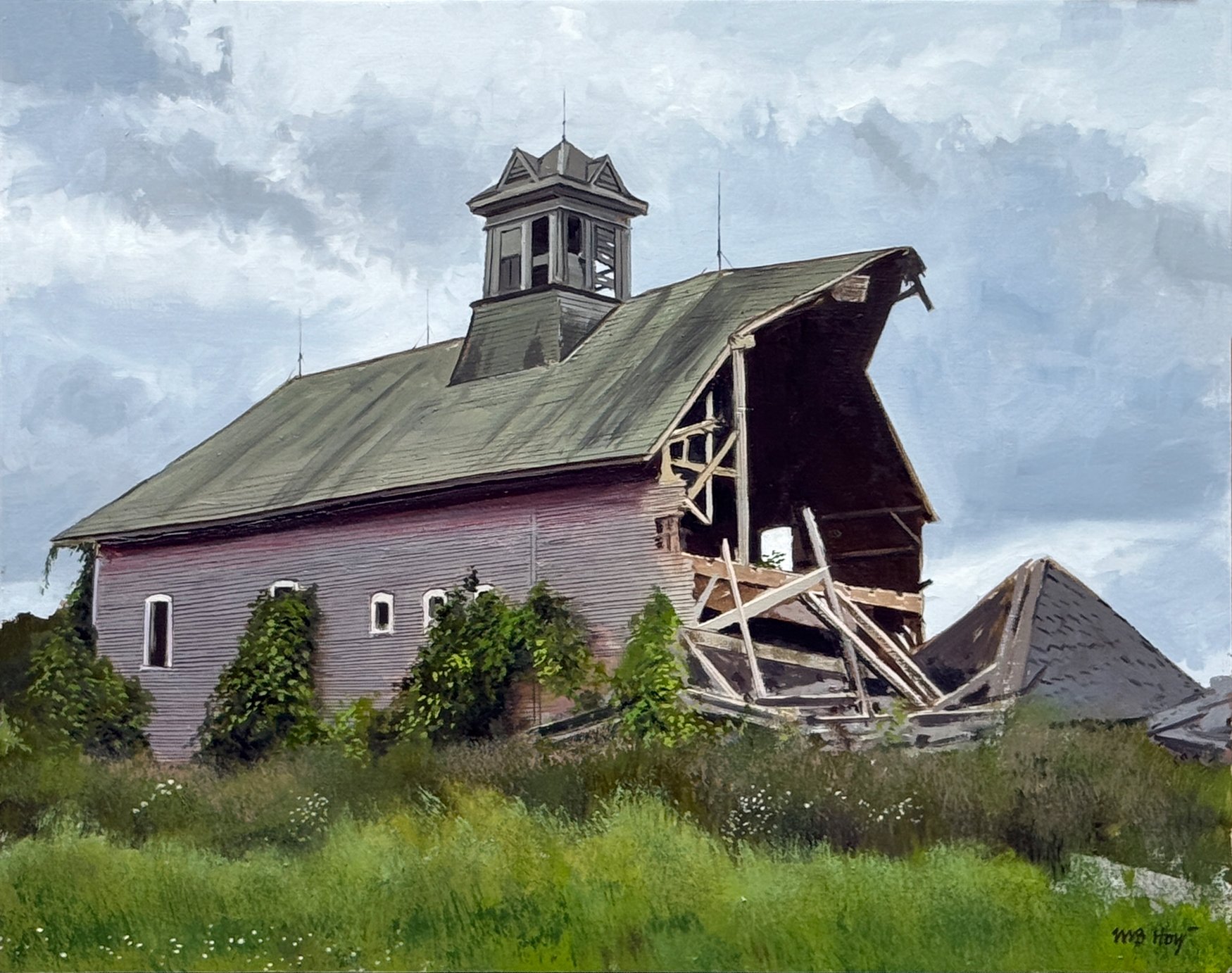 Past Its Hay Day, 16x20