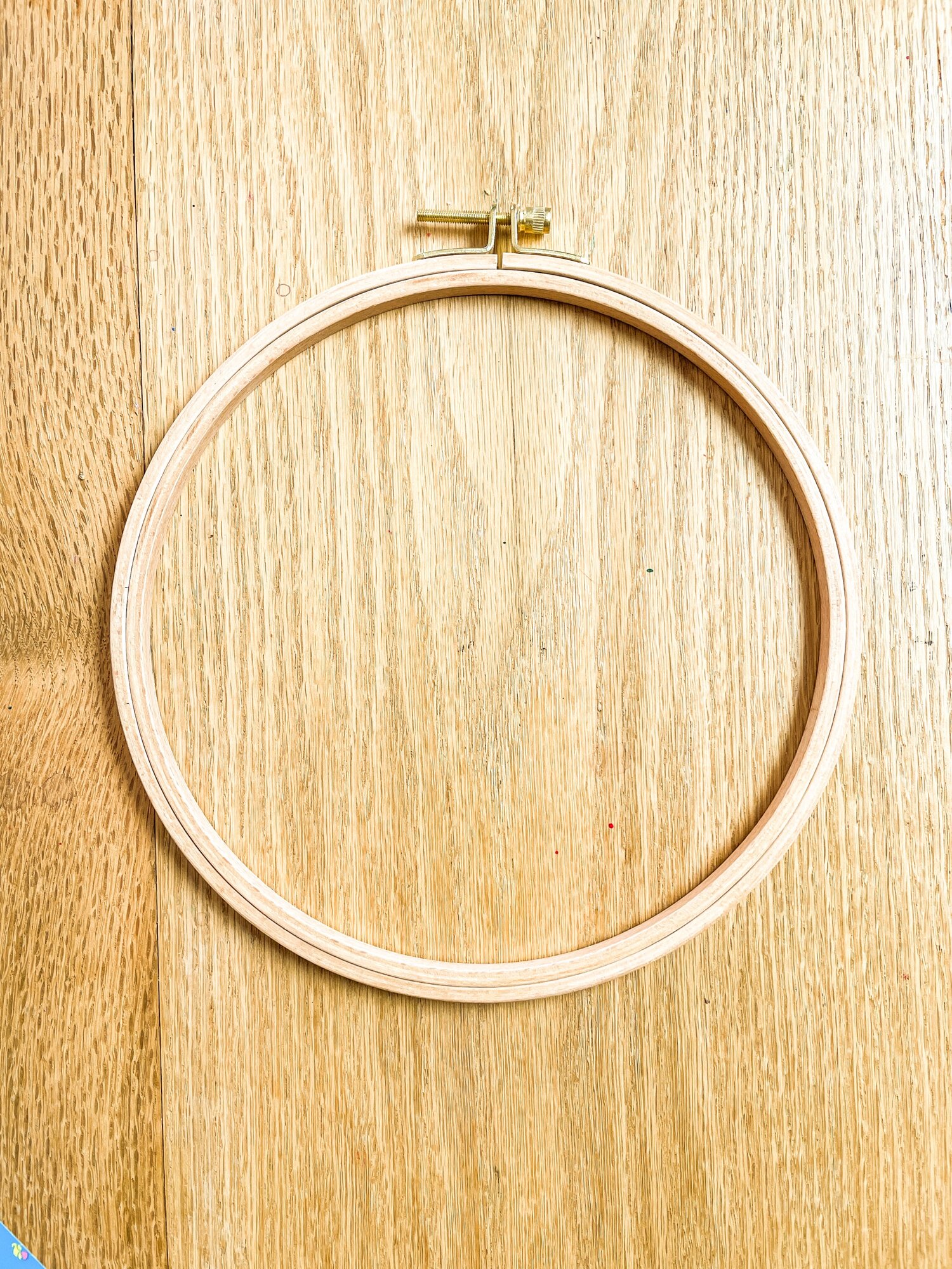 Anchor Faux Wood Round Embroidery Hoop 8