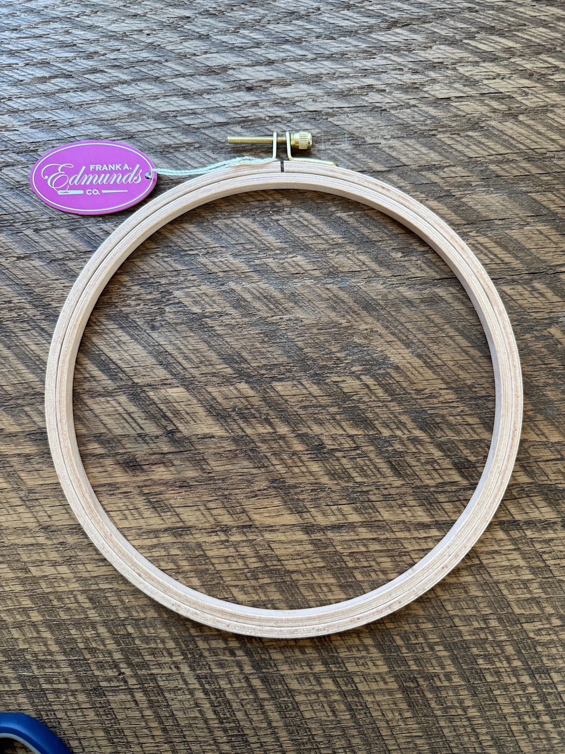 Beechwood Embroidery Hoop 8" XL