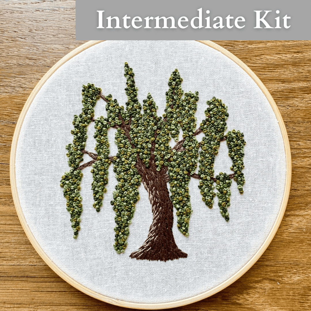 Willow Tree Embroidery Kit with Video Tutorial