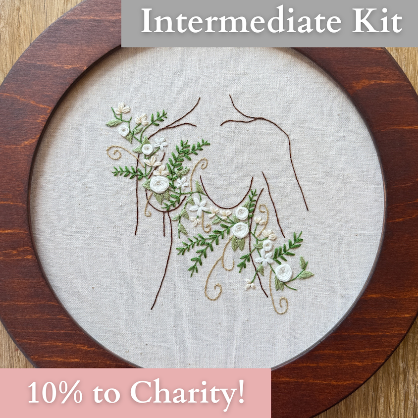 The Sage Embroidery Kit with Video Tutorial