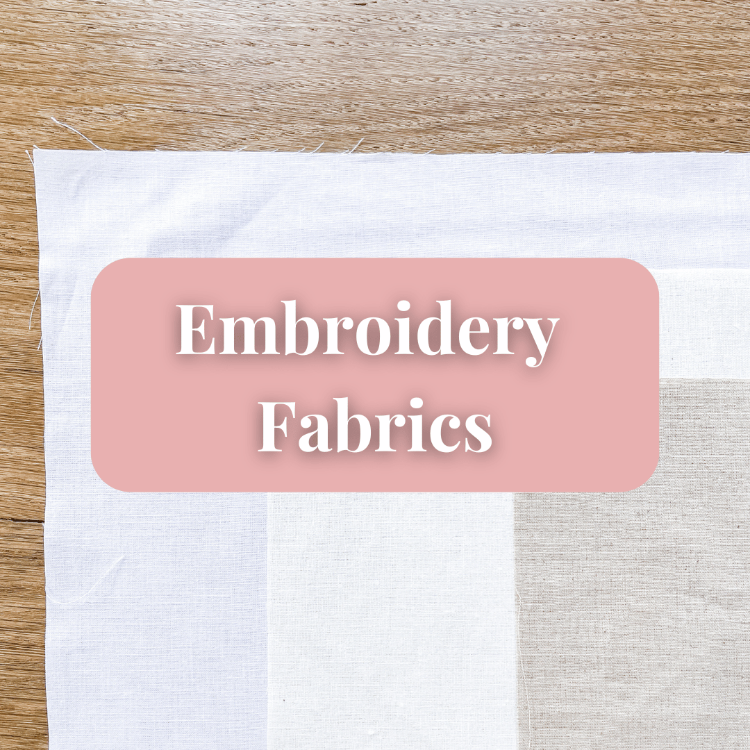 Embroidery Fabric *NEW colors added!*