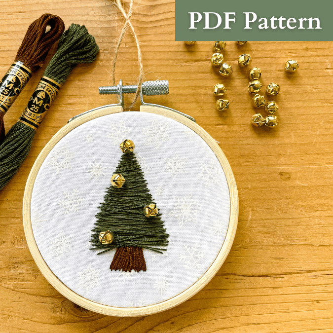 Jingle Tree Ornament PDF Pattern with Video Tutorial