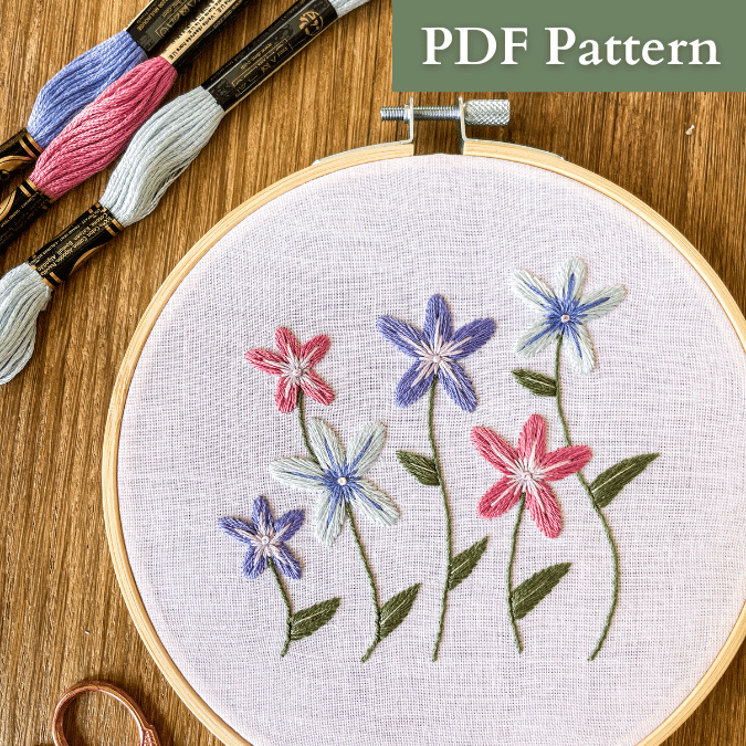 Wild Phlox PDF Pattern + Video Tutorial