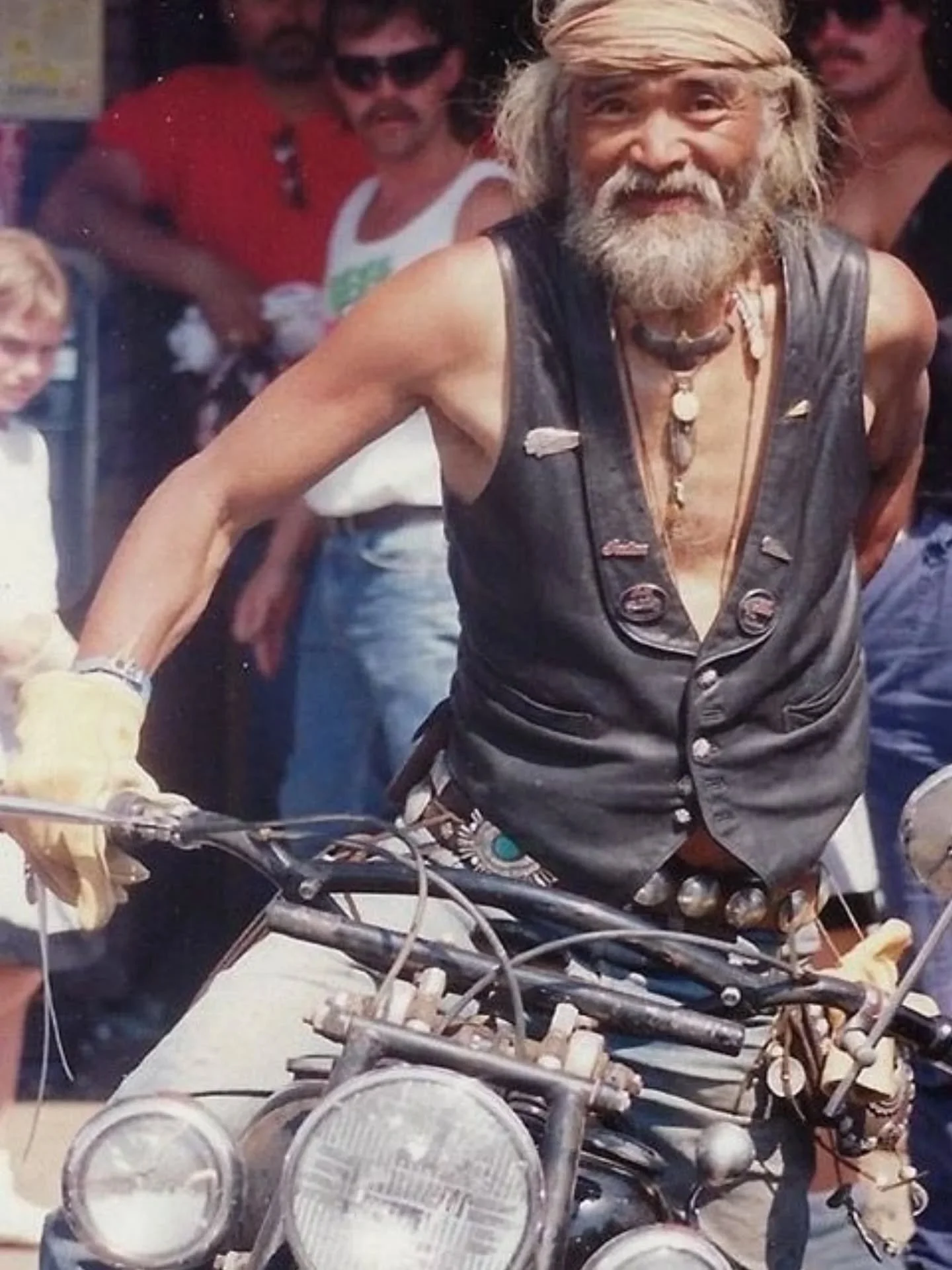 .
&bull; Aka Yellow Eagle, Goro Takahashi (1939-2013) Japanese silversmith and leather craftsman.
His brand Goro started in Tokyo back in 1956.
.
With his own words &quot;if they go on a journey wearing the pieces I've made, I go on a journey with th