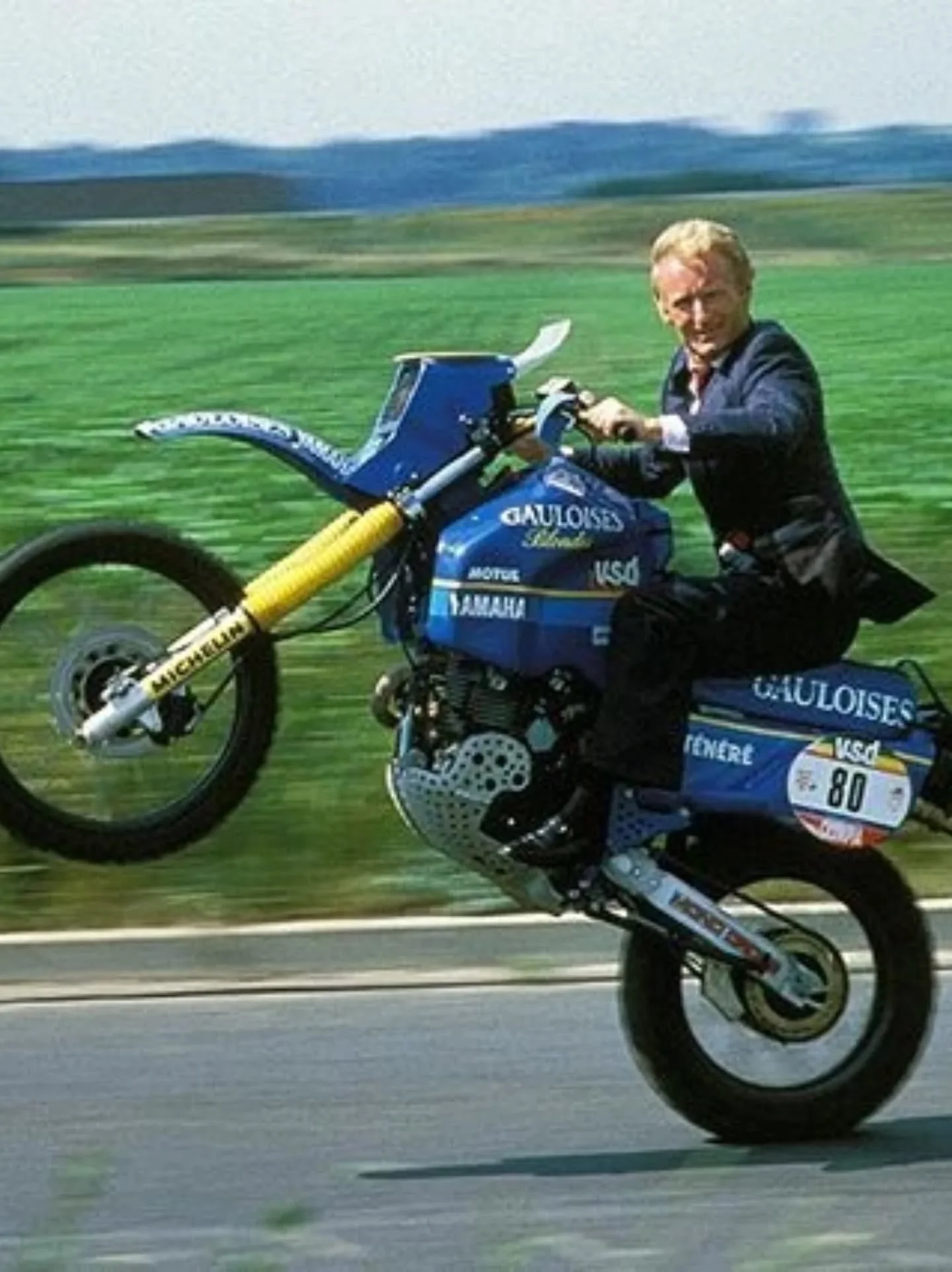 .
&bull; Jean Claude Olivier (1945-2013) French motorcycle racer and later from 1992 to 2010 president of Yamaha motor France. Also Paris Dakar veteran of 9 editions placing second in the 1985 edition. &bull;
.
.
#retroclassicfeel #retro #classic #fe