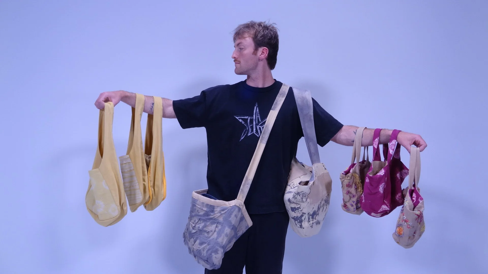 Handbags, Watercolors & Crayons