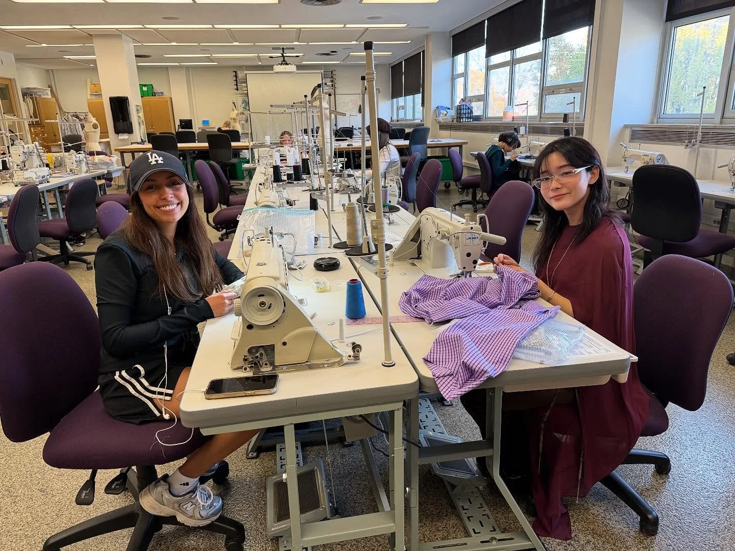 Upcycling in action! 

FASH200 students are hard at work bringing new life to old shirts in their upcycle project! ♻️