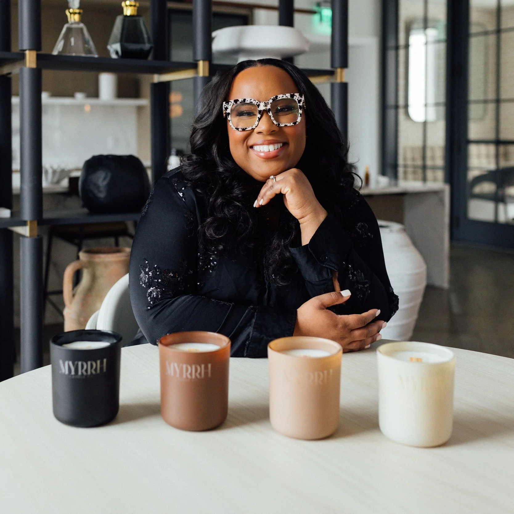 MYRRH Candle Co. Branding Session: Jessica Johnson, Owner and Creator