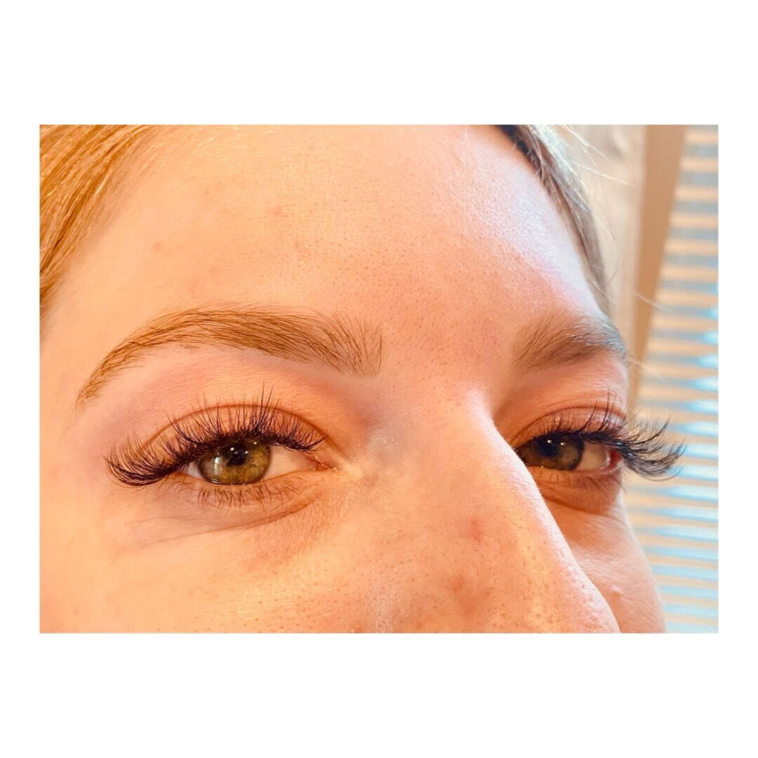 So happy with this full set wispy I did on this beauty! While we were at it we also tinted and waxed her eyebrows. 
.
.
.
.
#denverlashartist #denverlashes #denverlash #denverlashextensions #denver #denvercolorado #denveresthetics #denvereathetician 