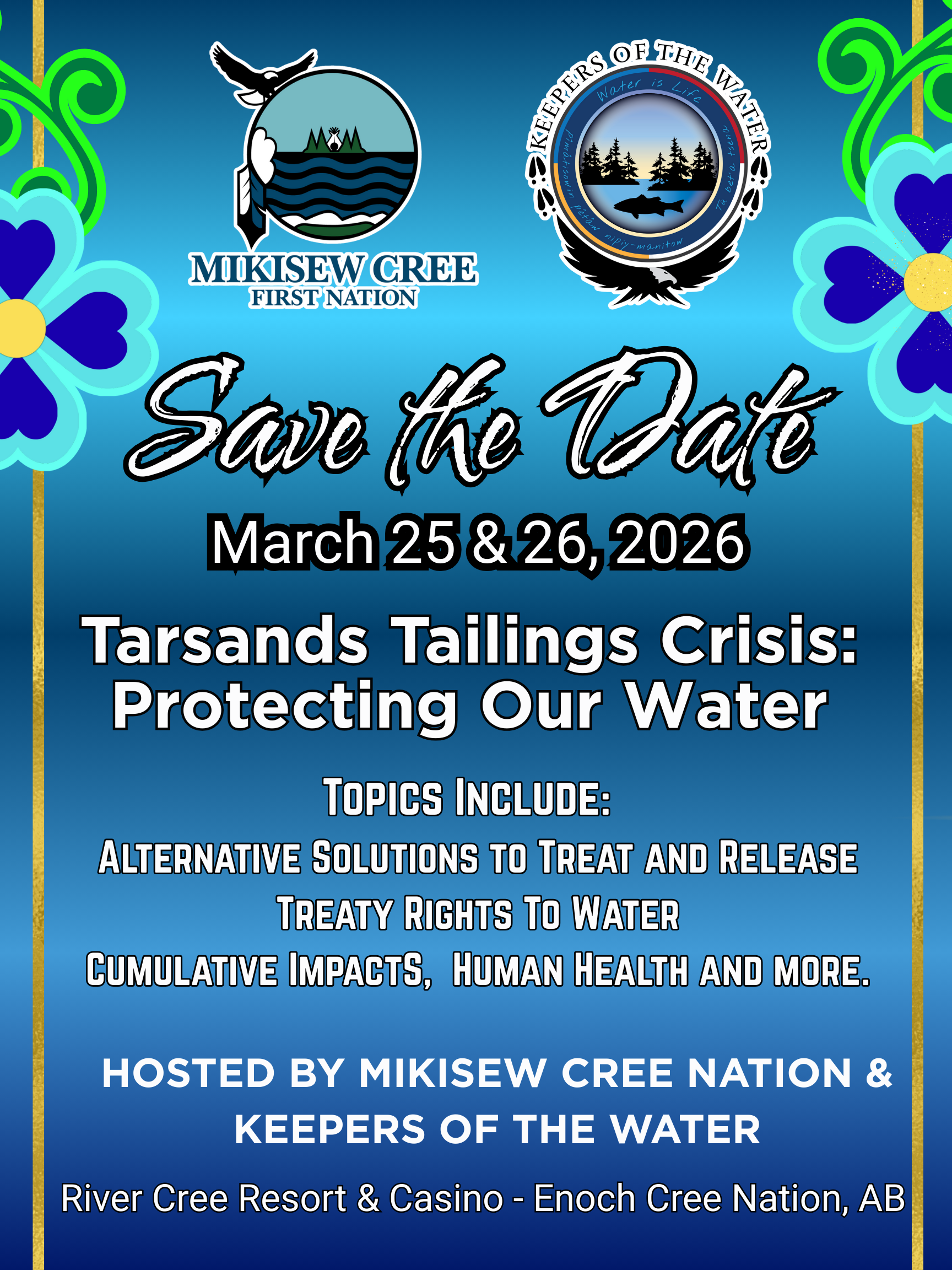 The Tarsands Tailings Crisis and Protecting Our Water.