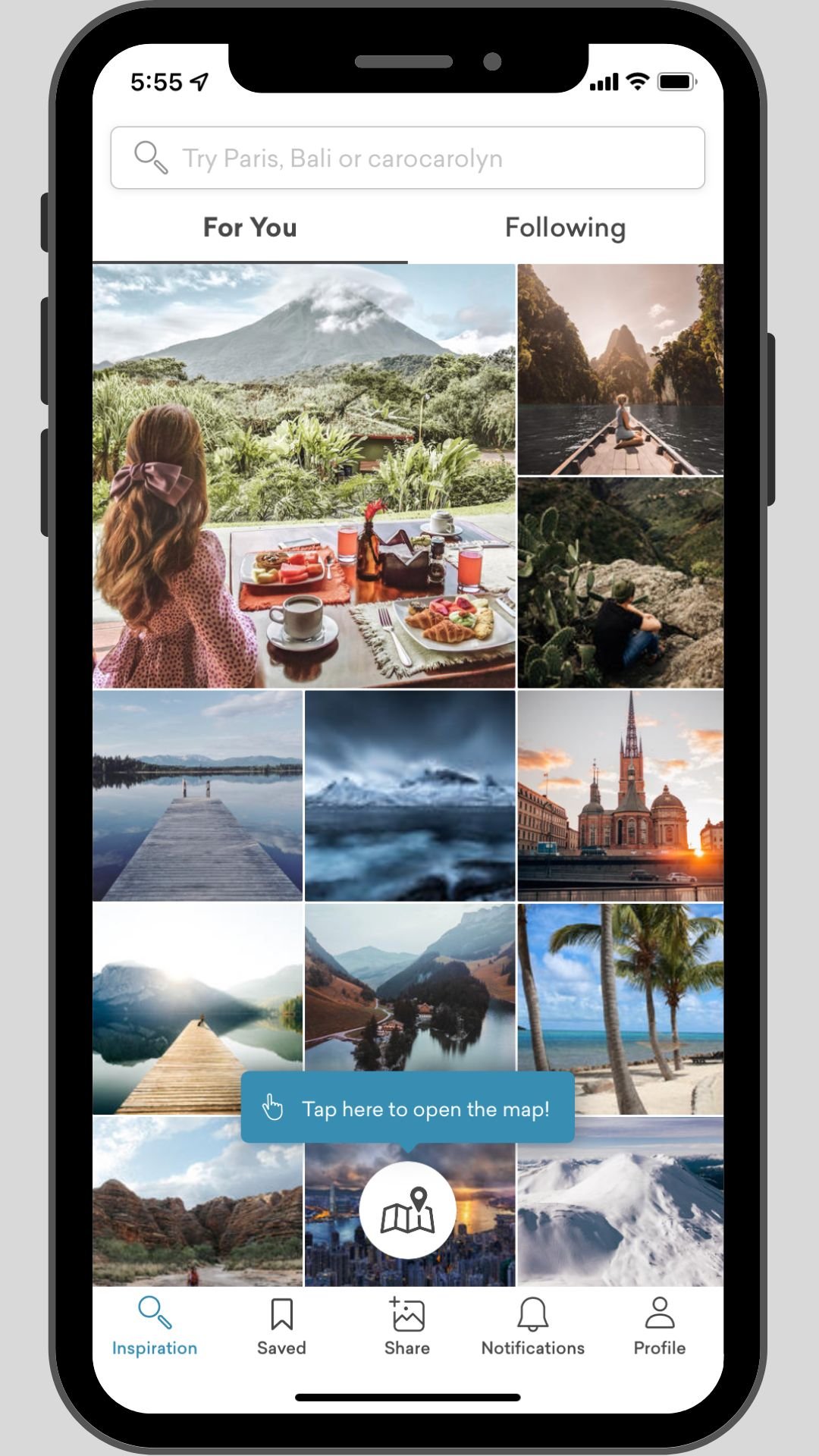 Mapify app for tarvelers and photographers 