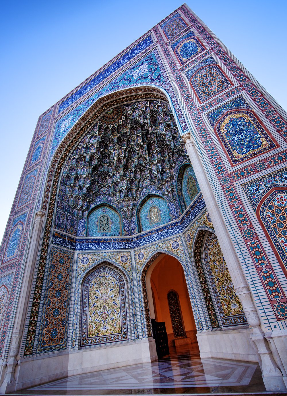 Sultan Qaboos Grand Mosque of Sohar Oman. 