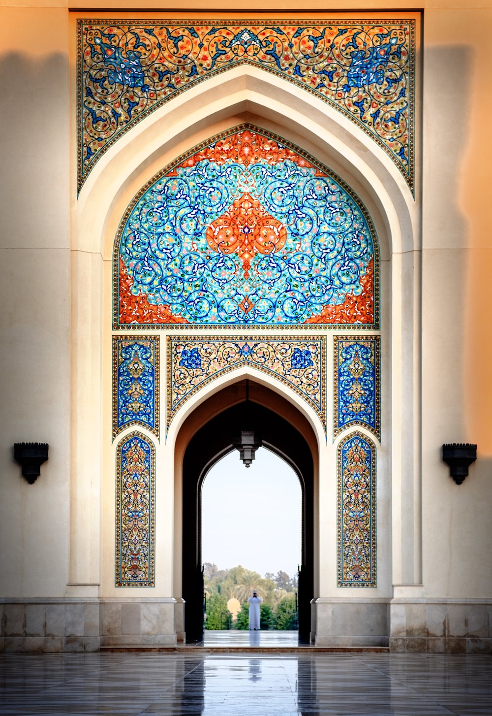 Sultan Qaboos Grand Mosque of Sohar Oman. 